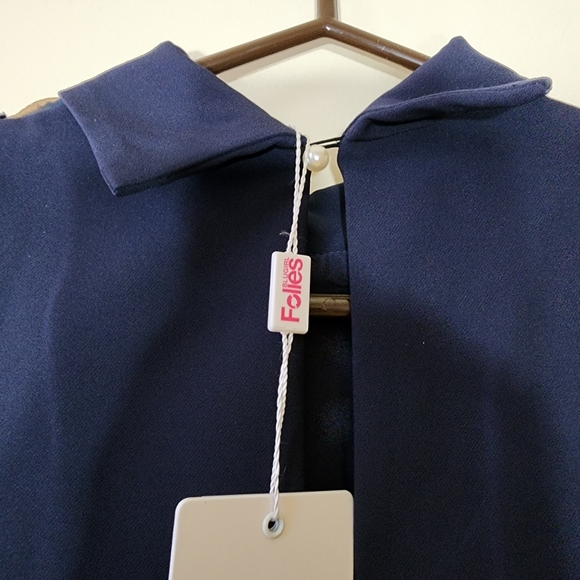 BLUGIRL BLUMARINE Midnight blue short dress - Picture 9 of 9